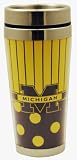 NCAA Michigan Wolverines Polka Dot Travel Mug