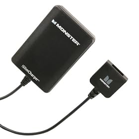 Click here to buy Monster iSlimCharger AC Wall Charger with USB Connection for iPod (Black) by Monster.