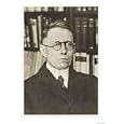 Johannes Vilhelm Jensen Danish Writer Art Giclee Poster Print, 18x24