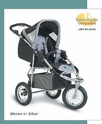 Zooper Boogie All Terrain Baby Stroller - Color: Silver