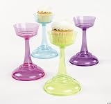 Asst Color Cupcake Pedestals (1 dz)