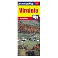 Virginia State Travel Vision Map by Travel Maps