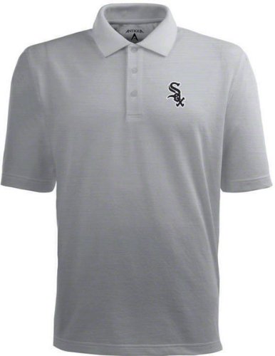 Chicago White Sox Classic Pique Xtra Lite Polo Shirt (Grey) - XXX-Large