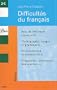 Difficult�s du fran�ais
