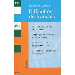 Difficult�s du fran�ais
