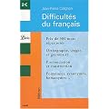 Difficult�s du fran�ais