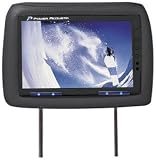 Power Acoustik HD-95BK Dual 9.5-Inch Pre-Installed Universal Headrests (Black)