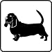 Bassett Hound Car Decal Wall Sticker Graphics Art, 22