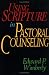 Book Using Scripture in Pastoral Counseling