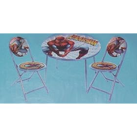 The Amazing Spider-Man Spiderman 3-Piece Folding Table & Chair Set