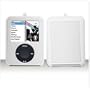 3rd Generation iPod Nano Video 2-Tone Rubberize Texture Crystal Carrying Case with LCD Screen Shield - 6 Choices, WHITE
