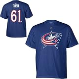 Reebok Columbus Blue Jackets Rick Nash Youth Player Name & Number T-shirt - Columbus Blue Jacket Navy Large
