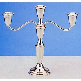 9 1 4 High Sterling Silver 3 Branch Candelabra
