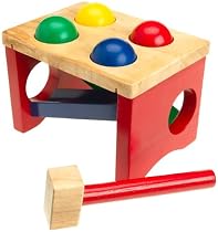 Melissa & Doug Deluxe Wooden Pound and Roll