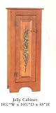 Jelly Cabinet - Cherry Stain and Painted