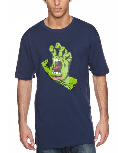 Santa Cruz Uni T-Shirt Screaming Hand, indigo, XL, H005TS07 Preisvergleich