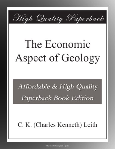 Textbook - The Economic Aspect of Geology
