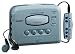 Aiwa HS-GMX800 tragbarer Kassettenspieler silber