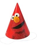 Amscan Sesame Street Cone Hats, Multicolor