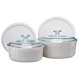 CorningWare 6-pc. Bakeware Set - French White