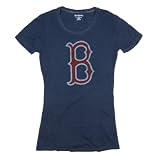 Boston Red Sox Ladies Retro Fashion Burn Out T-Shirt by Red Jacket