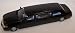 Kinsfun 1/52 Scale Diecast Metal 5" Inches Long Pullback Action 1999 Lincoln Town Car Stretch Limo in Color Black