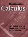 Book Calculus: A Complete Course: Student's Solutions Manual to 4r.e