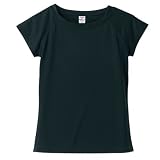 「United Athle(ユナイテッドアスレ) | 5890 ドライ フレンチスリーブ Tシャツ 4.3oz ブラック Girls-M」の画像
