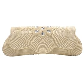 Fully Beaded, Clutch, Rhinestone Decore, Evening Bag - Brenda (61 651)