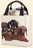 Dachshund Puppies Tote Bags
