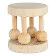 green sprouts Natural Wood Cage Rattle