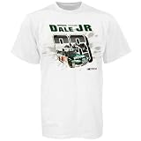 #88 Dale Earnhardt Jr. Youth White Finish Line T-shirt