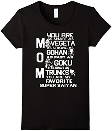Women's Super sayan Mom Tshirt Medium Black