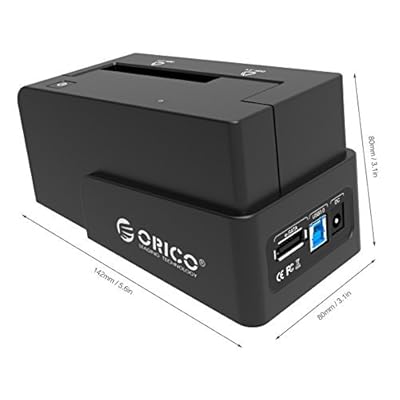 ORICO 2.5 inch &amp; 3.5 inch eSATA &amp; USB 3.0 Hard Drive Docking Station for 3.5'' HDD - Black