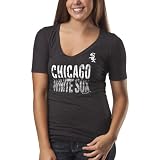 License Juniors Chicago White Sox Tee - Heather Black
