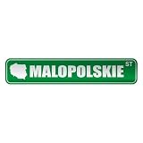  MALOPOLSKIE ST  STREET SIGN CITY POLAND
