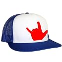 Giant Rock Hand Trucker Hat