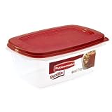 Rubbermaid HPFG4021RDCHILI Durable Rectangle 7.6-Cup Food Storage Container