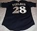 Prince Fielder Autographed Milwaukee Brewers Jersey W/PROOF Picture of Prince Signing for Us