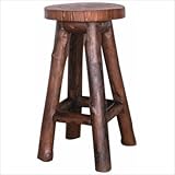 Groovy Stuff Teak Wood Garden Bar Stool Chair - 30 Inch - Tf-308-30