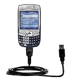 Classic Straight USB Cable for the PalmOne Treo 755p with Power Hot Sync and Charge capabilities - Gomadic Brand w/ TipExchange Technology