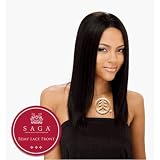Milky Way Saga Remy Lace Wig Cleopatra 14 18 - 100% REMY HUMAN HAIR Color: 14#1B