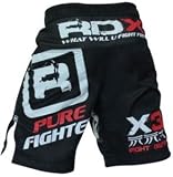 RDX Gel Fight Shorts UFC MMA Grappling Short Boxing NHB