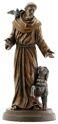Saint Francis (Bronze) Religious Christian Catholic Statue Figurine