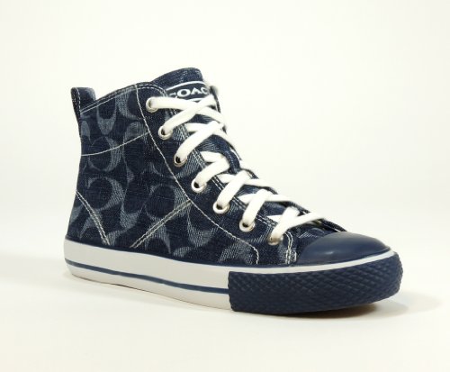 Coach Franca High Top Fashion Sneaker (Indigo, 10) Coach Franca High Top Fashion Sneaker (Indigo, 10)