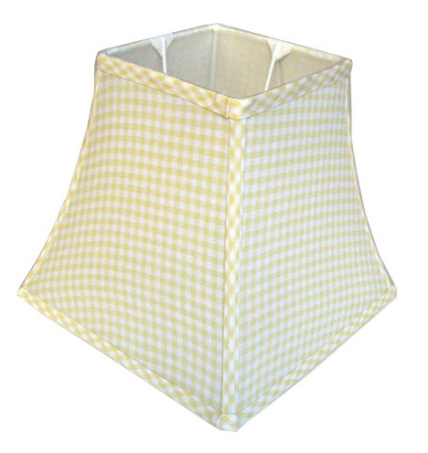 Tadpoles Basics Gingham Lamp Shade - Yellow
