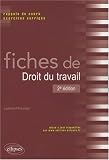 Revue Ellipses Marketing  / Fiches de droit du travail : rappels de cours et exercices corrigés