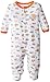 BON BEBE Baby-Boys Newborn Construction Truck Footed Snap Front Coverall