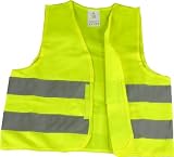 Warnweste EN471 gelb, knitterfrei, waschbar, Standardgr��e