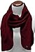 Burgundy Plush Fur Trim Fleece 3 Piece Hat Scarf & Glove Set